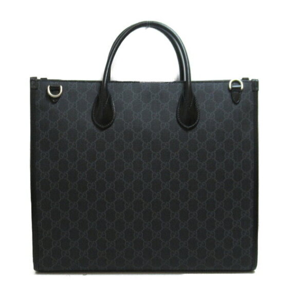 Gucci canvas tote bag black - Picture 2 of 9